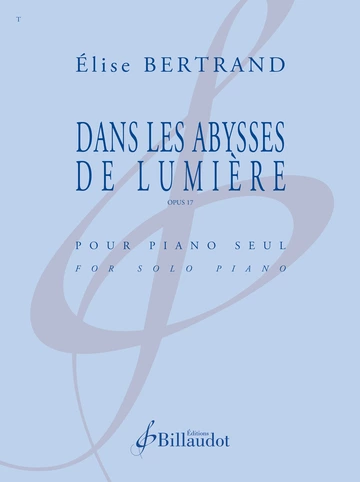 Dans les abysses de lumière, Op 17 Visuel